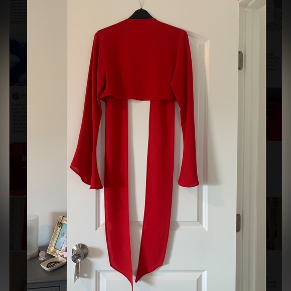VINTAGE “MARK WONG NARK”  TWO PIECE RED OUTFIT - - Picture 4 of 10